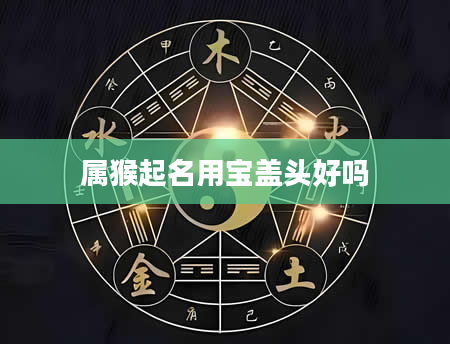 属猴起名用宝盖头好吗