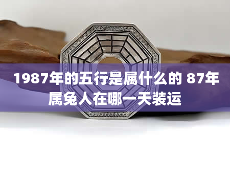 1987年的五行是属什么的 87年属兔人在哪一天装运