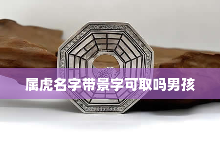 属虎名字带景字可取吗男孩