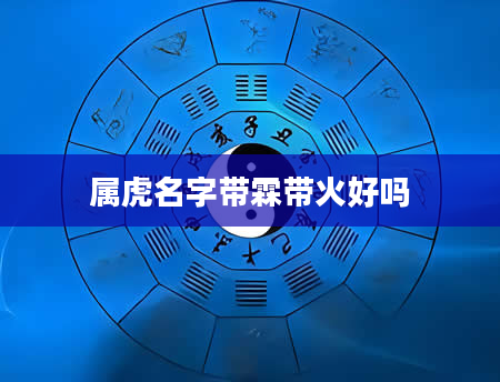 属虎名字带霖带火好吗