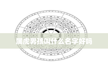 属虎男孩叫什么名字好吗