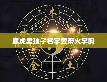 属虎男孩子名字要带火字吗