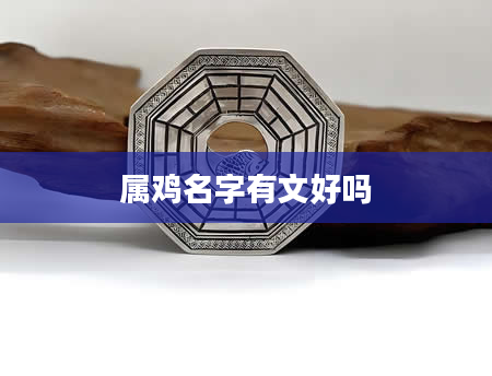 属鸡名字有文好吗