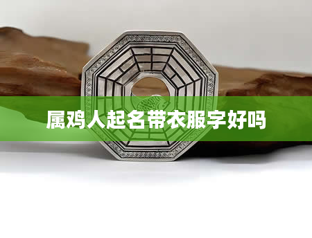 属鸡人起名带衣服字好吗