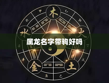 属龙名字带驹好吗
