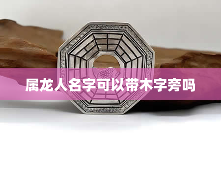 属龙人名字可以带木字旁吗