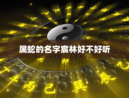 属蛇的名字宸林好不好听