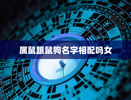 属鼠跟鼠狗名字相配吗女