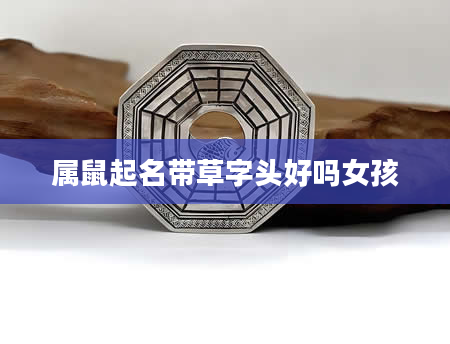 属鼠起名带草字头好吗女孩