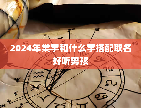 2024年棠字和什么字搭配取名好听男孩