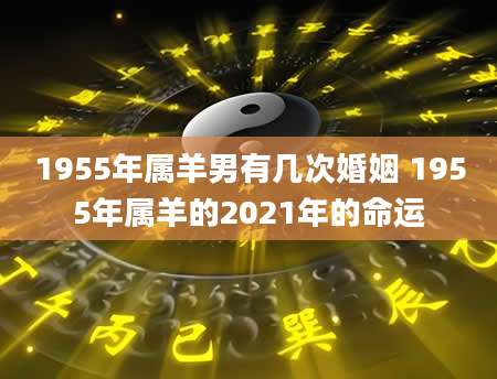 1955年属羊男有几次婚姻 1955年属羊的2021年的命运