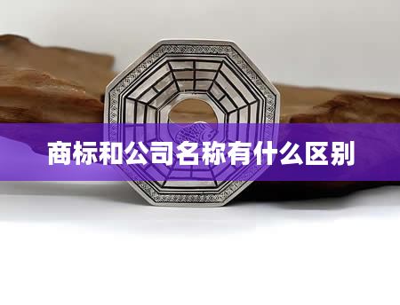 商标和公司名称有什么区别