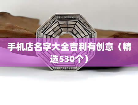 手机店名字大全吉利有创意（精选530个）