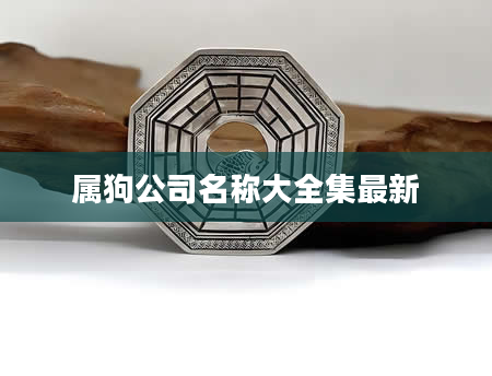 属狗公司名称大全集最新