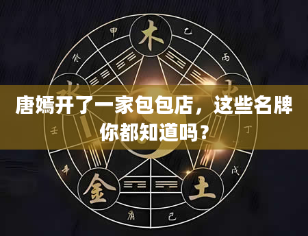 唐嫣开了一家包包店，这些名牌你都知道吗？