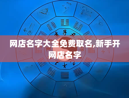 网店名字大全免费取名,新手开网店名字