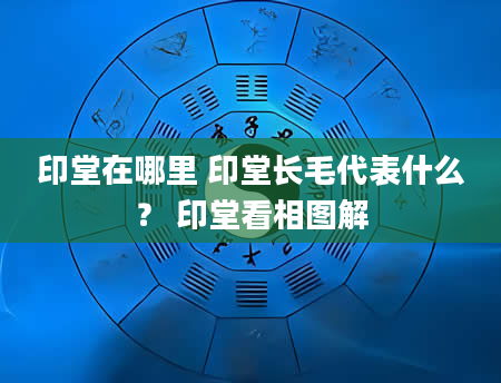 印堂在哪里 印堂长毛代表什么？ 印堂看相图解