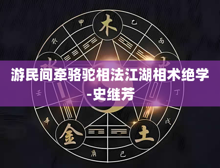游民间牵骆驼相法江湖相术绝学-史继芳