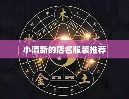 小清新的店名服装推荐