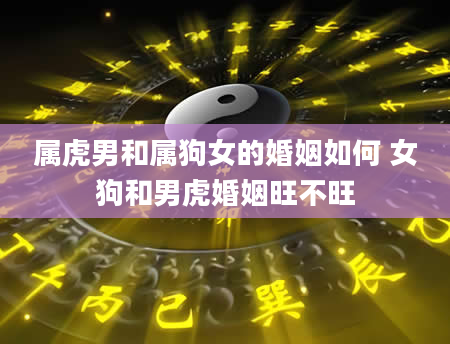 属虎男和属狗女的婚姻如何 女狗和男虎婚姻旺不旺