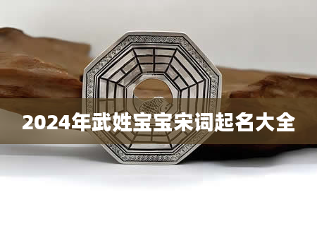 2024年武姓宝宝宋词起名大全