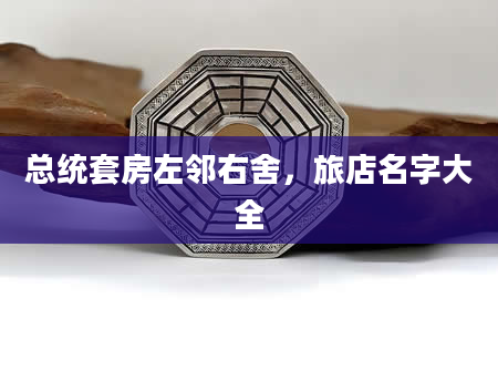 总统套房左邻右舍，旅店名字大全
