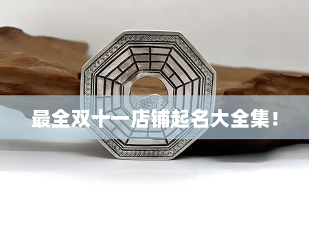 最全双十一店铺起名大全集！