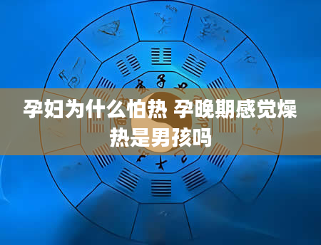 孕妇为什么怕热 孕晚期感觉燥热是男孩吗