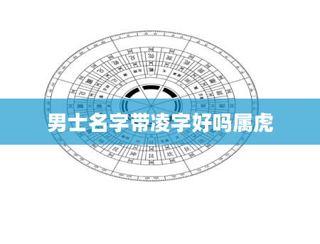 男士名字带凌字好吗属虎