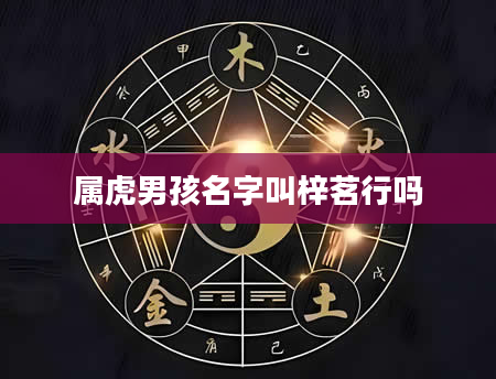属虎男孩名字叫梓茗行吗
