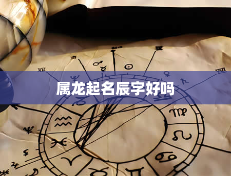 属龙起名辰字好吗