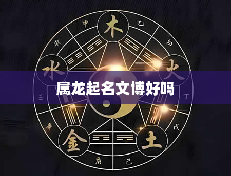 属龙起名文博好吗