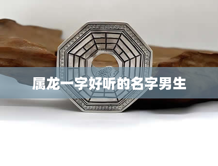 属龙一字好听的名字男生