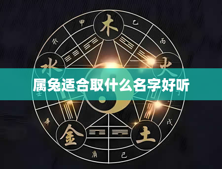 属兔适合取什么名字好听