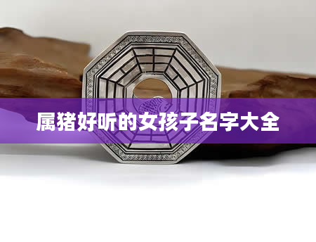 属猪好听的女孩子名字大全
