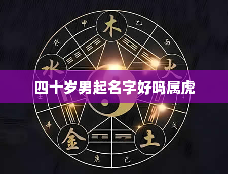 四十岁男起名字好吗属虎