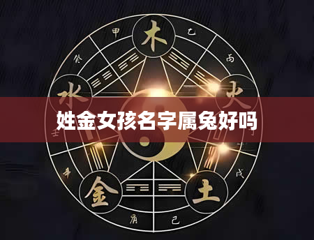 姓金女孩名字属兔好吗