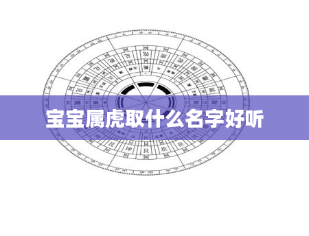 宝宝属虎取什么名字好听