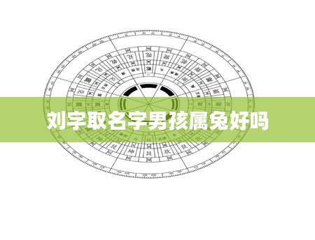 刘字取名字男孩属兔好吗
