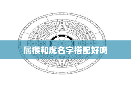 属猴和虎名字搭配好吗