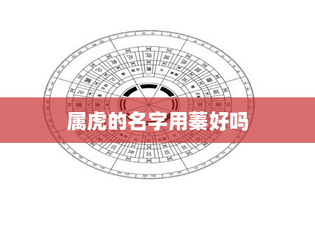 属虎的名字用蓁好吗
