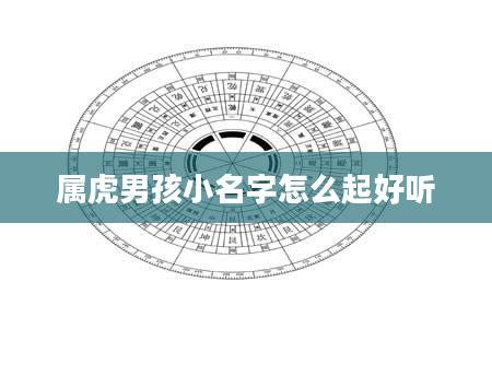 属虎男孩小名字怎么起好听