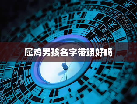 属鸡男孩名字带翊好吗