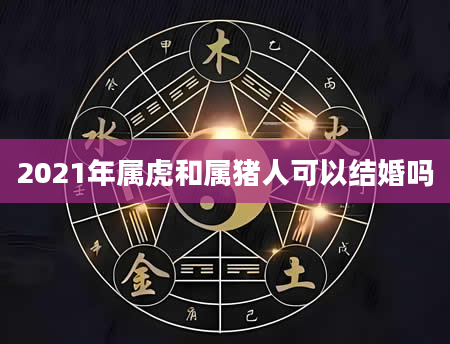 2021年属虎和属猪人可以结婚吗