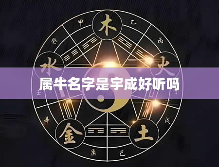 属牛名字是宇成好听吗