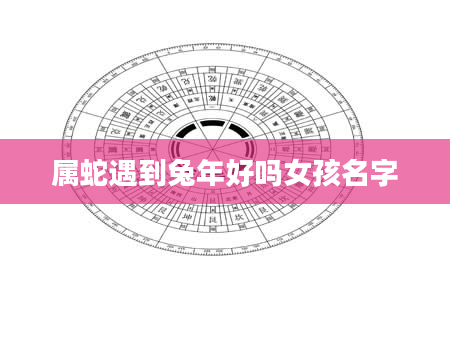 属蛇遇到兔年好吗女孩名字