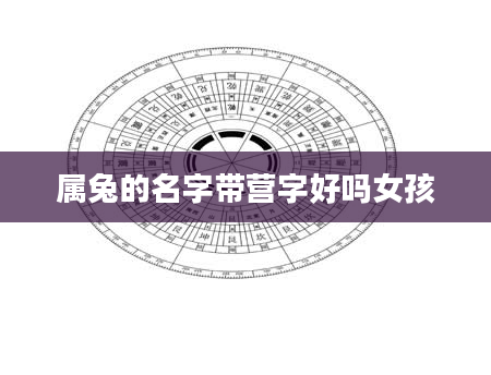 属兔的名字带营字好吗女孩