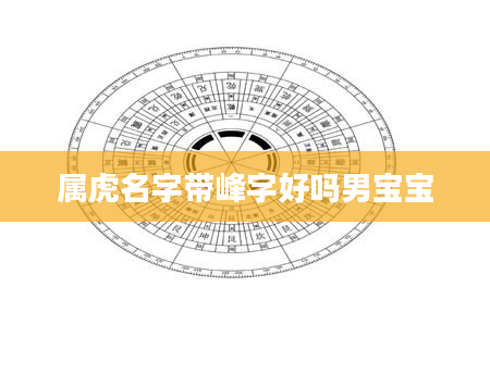 属虎名字带峰字好吗男宝宝