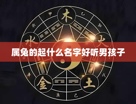 属兔的起什么名字好听男孩子