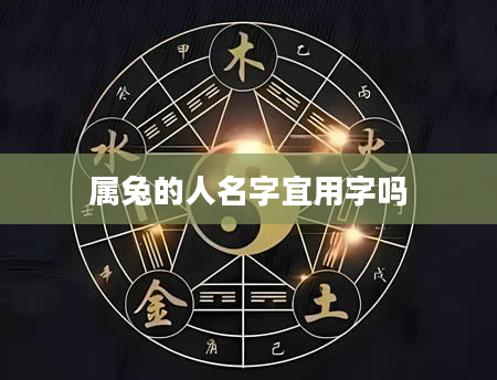 属兔的人名字宜用字吗